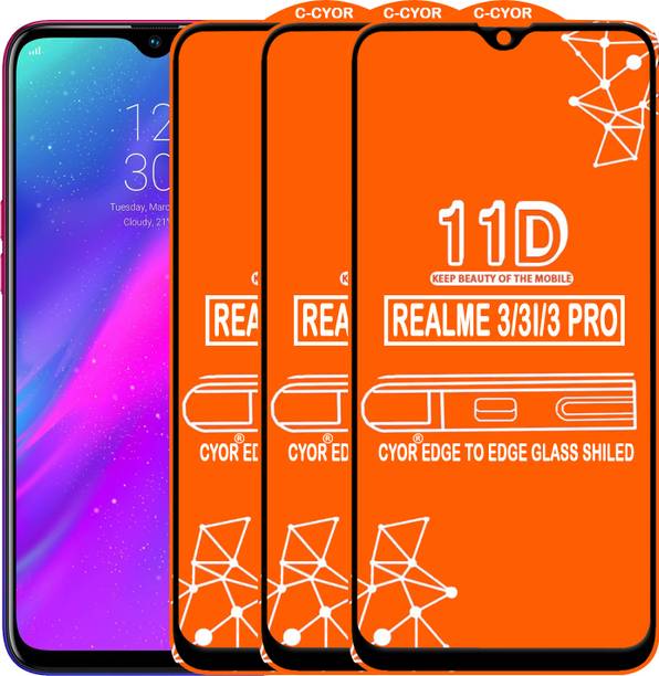 CYOR Edge To Edge Tempered Glass for Realme 3
