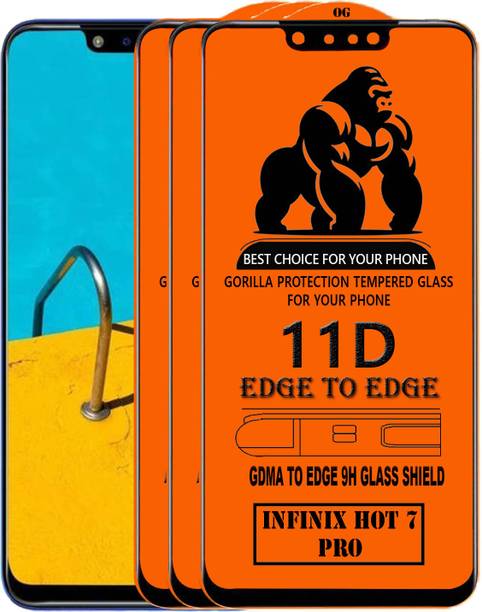 GDMA Edge To Edge Tempered Glass for Infinix Hot 7 Pro
