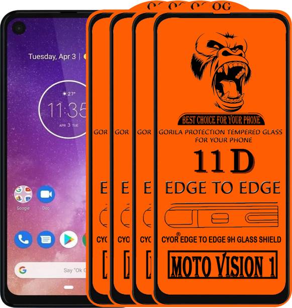 CYOR Edge To Edge Tempered Glass for MOTO VISION 1