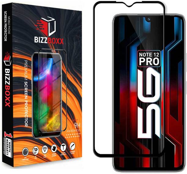 BizzBoxx Edge To Edge Tempered Glass for Infinix Note 12 Pro, Infinix NOTE 12i, Infinix Note 12