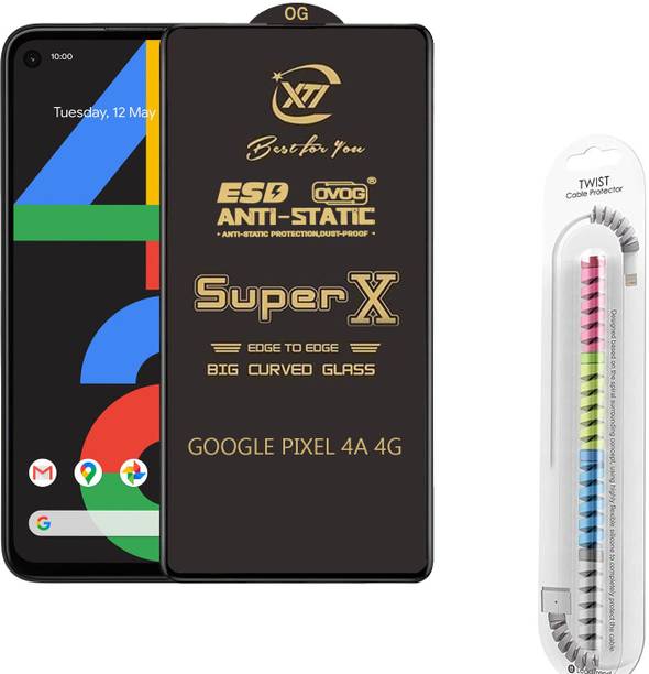 TWIGLO Edge To Edge Tempered Glass for GOOGLE PIXEL 4A 4G