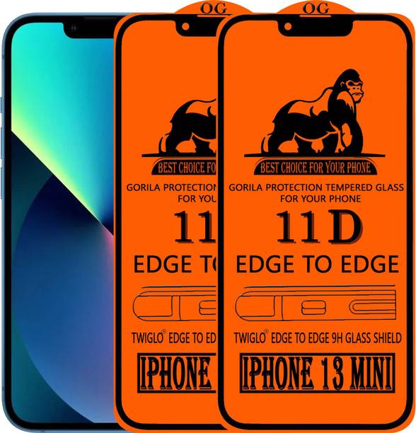 TWIGLO Edge To Edge Tempered Glass for IPHONE 13 MINI
