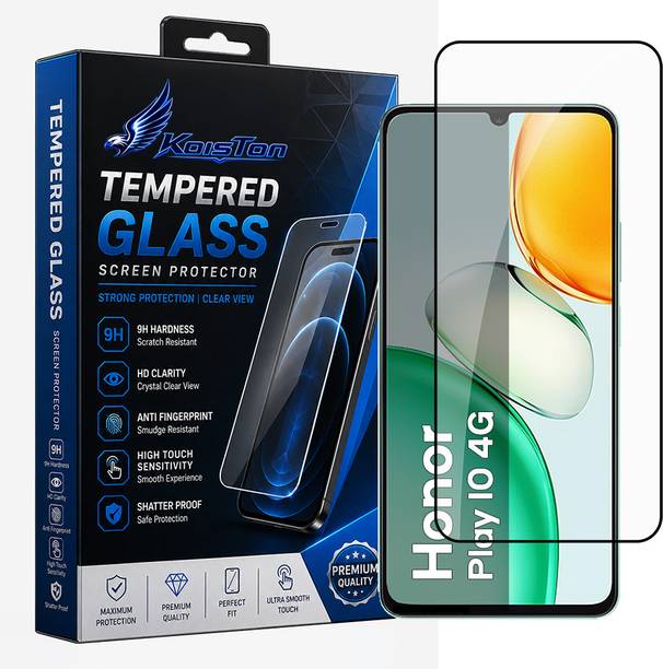 KOISTON Edge To Edge Tempered Glass for | Screen Guard Protector | 9H Hardness | Edge to Edge | Full Coverage | Case Friendly, Honor Play 10 4G