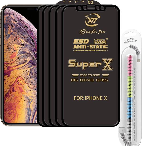 TWIGLO Edge To Edge Tempered Glass for Apple iPhone X