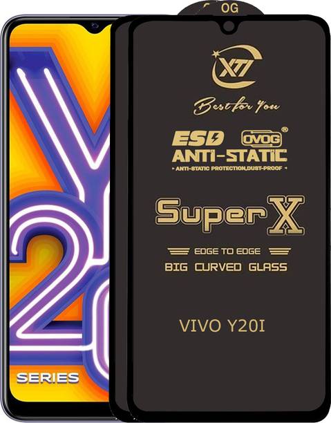 ANILUQ Edge To Edge Tempered Glass for VIVO Y20I