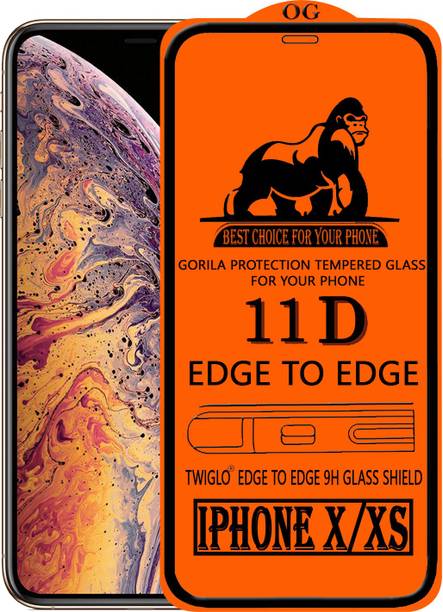 TWIGLO Edge To Edge Tempered Glass for Apple iPhone X
