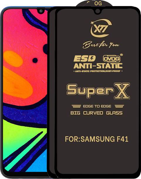 ANILUQ Edge To Edge Tempered Glass for SAMSUNG F41