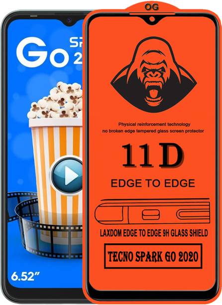 Laxdom Edge To Edge Tempered Glass for TECNO SPARK GO 2020