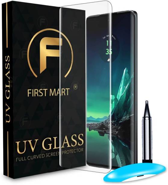 FIRST MART Edge To Edge Tempered Glass for Motorola Edge 40 Neo 5G, Motorola Edge 40 Neo, Edge 40 Neo, Motorola Edge 40, Moto Edge 40, Edge 40, UV Curved Screen Protector with Easy Installation Kit