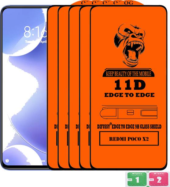 Difussy Edge To Edge Tempered Glass for REDMI POCO X2