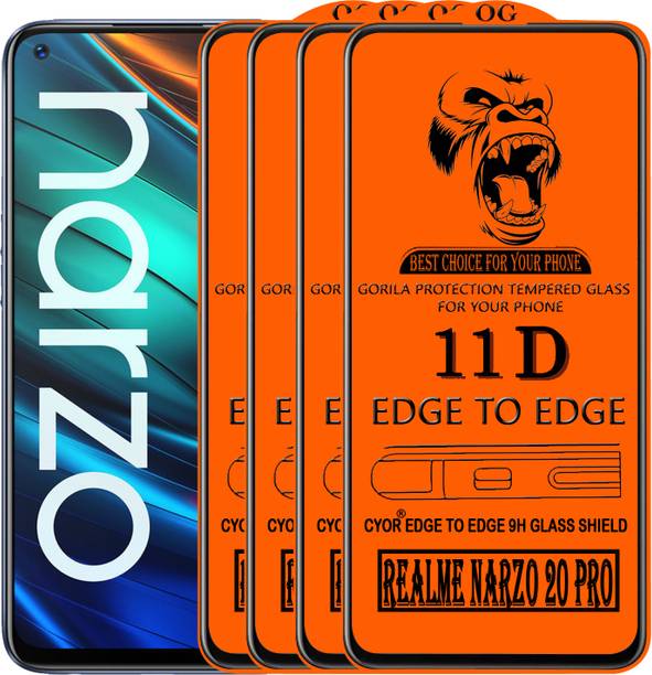 CYOR Edge To Edge Tempered Glass for REALME NARZO 20 PRO