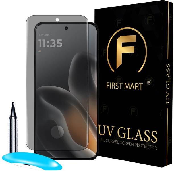 FIRST MART Edge To Edge Tempered Glass for Motorola Edge 70 Fusion 5G, Motorola Edge 70 Fusion, Moto Edge 70 Fusion 5G, Privacy Anti Spy Protection