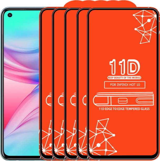 Roxel Edge To Edge Tempered Glass for Infinix Hot 10