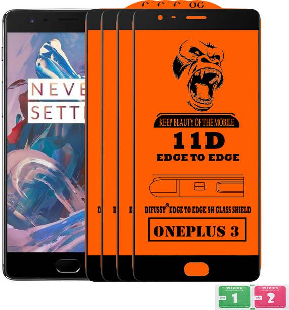 Difussy Edge To Edge Tempered Glass for OnePlus 3