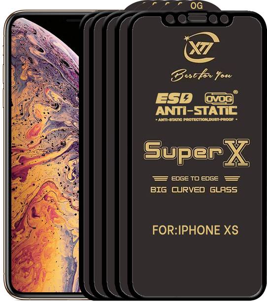 ANILUQ Edge To Edge Tempered Glass for Apple iPhone XS