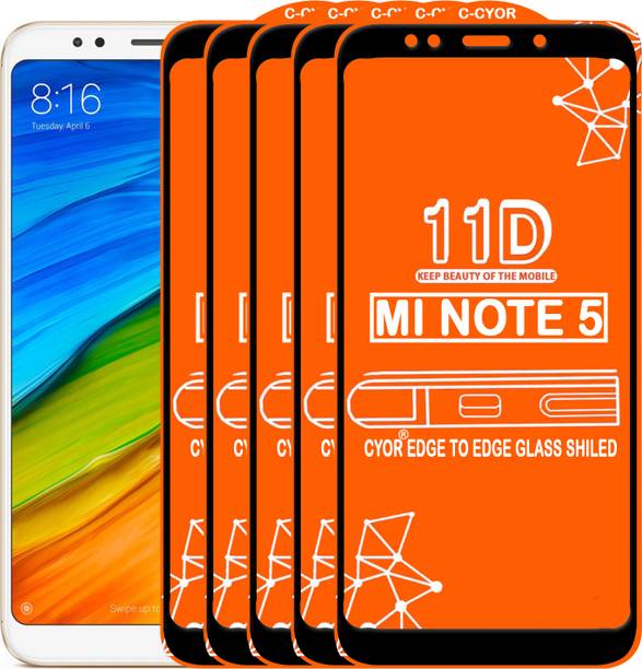 CYOR Edge To Edge Tempered Glass for Mi Redmi Note 5 Pro