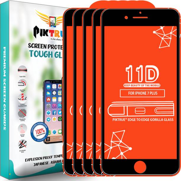 PikTrue Edge To Edge Tempered Glass for Apple iPhone 7 Plus