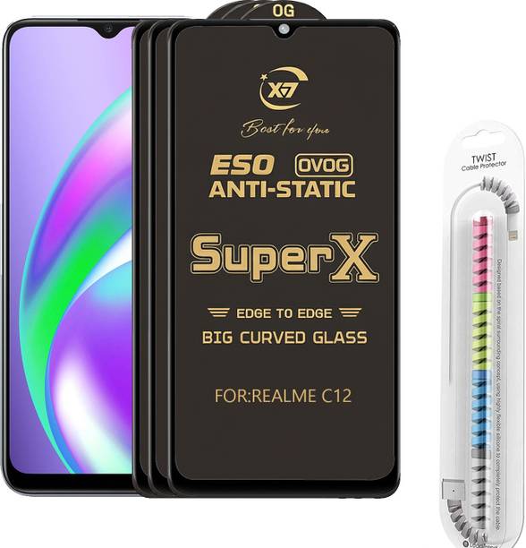 CYOR Edge To Edge Tempered Glass for REALME C12
