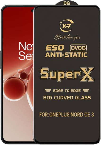 ANILUQ Edge To Edge Tempered Glass for ONEPLUS NORD CE 3