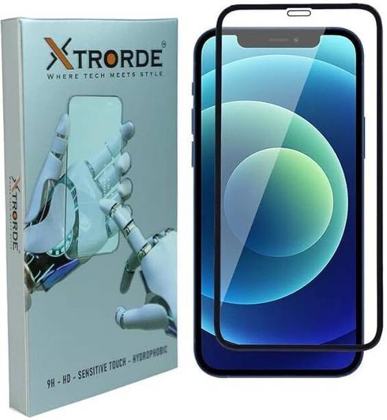 XTRORDE Edge To Edge Tempered Glass for iPhone 12 pro max