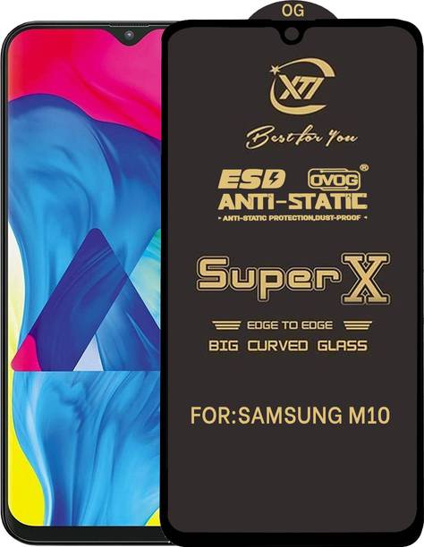 ANILUQ Edge To Edge Tempered Glass for Samsung Galaxy M10