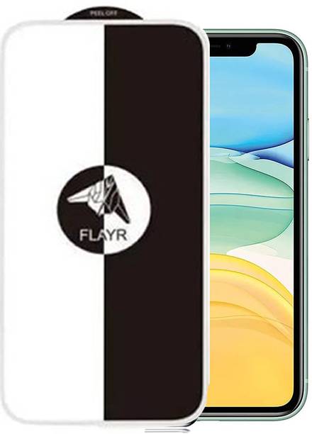 TELE SHIELD Edge To Edge Tempered Glass for APPLE IPHONE 12 Borderless Edge-To-Edge Coverage Flayr Tempered Glass | 9H Hardness & HD Clarity |Crystal Clear Protection | Bubble-free, Easy Installation(PACK OF 1)