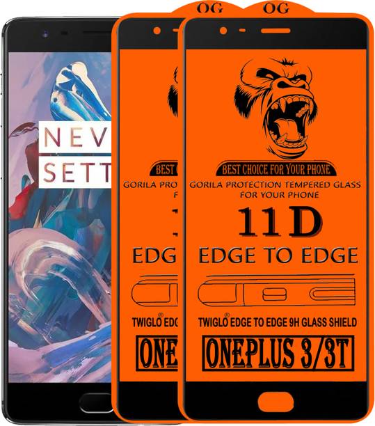TWIGLO Edge To Edge Tempered Glass for OnePlus 3T
