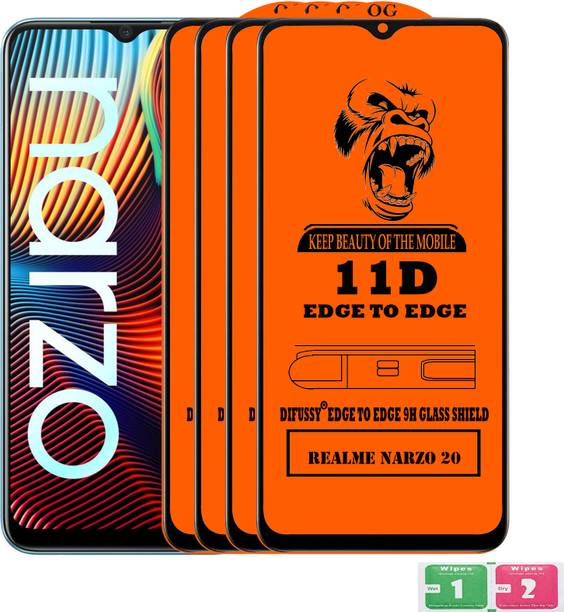 Difussy Edge To Edge Tempered Glass for REALME NARZO 20