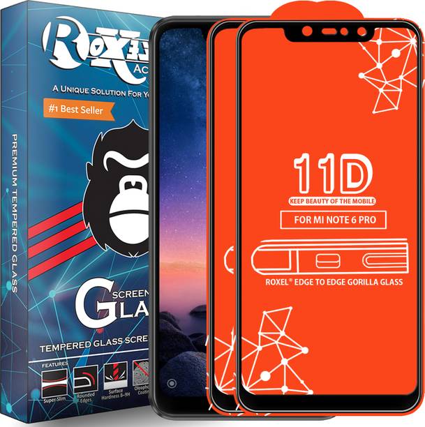 Roxel Edge To Edge Tempered Glass for Mi Redmi Note 6 Pro