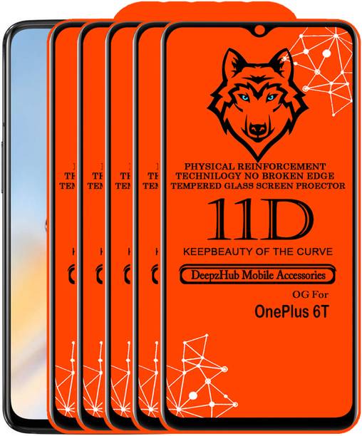 DeepzHub Edge To Edge Tempered Glass for OnePlus 6T