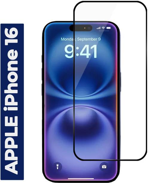 Gorilla Cases Edge To Edge Tempered Glass for iPhone 16, Apple iPhone 16