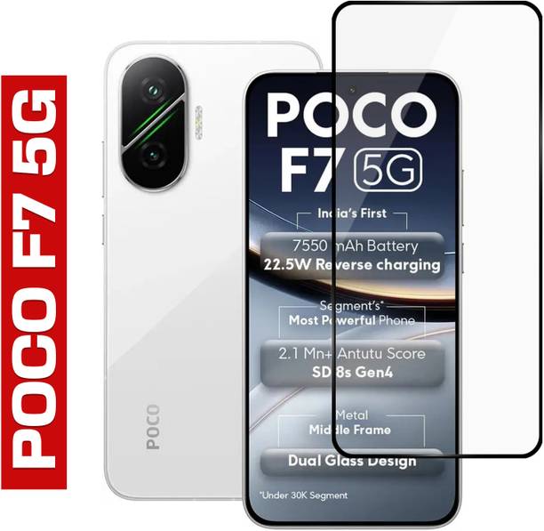Colorfly Edge To Edge Tempered Glass for POCO F7 5G, F7, POCO F7 5G (Gorilla Original)