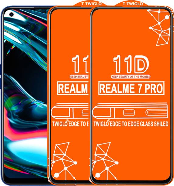 TWIGLO Edge To Edge Tempered Glass for REALME 7 PRO