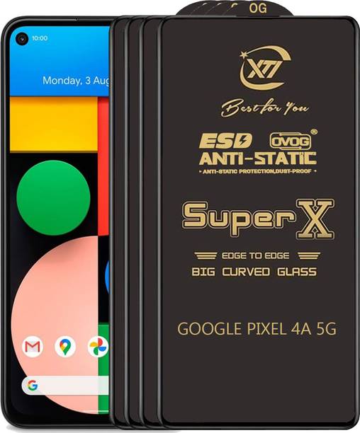 ANILUQ Edge To Edge Tempered Glass for GOOGLE PIXEL 4A 5G