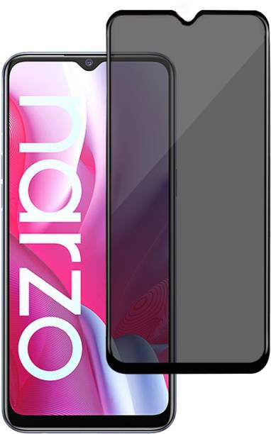 GLOBAL NOMAD Edge To Edge Tempered Glass for realme Narzo 20A