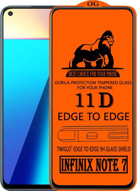 TWIGLO Edge To Edge Tempered Glass for INFINIX NOTE 7