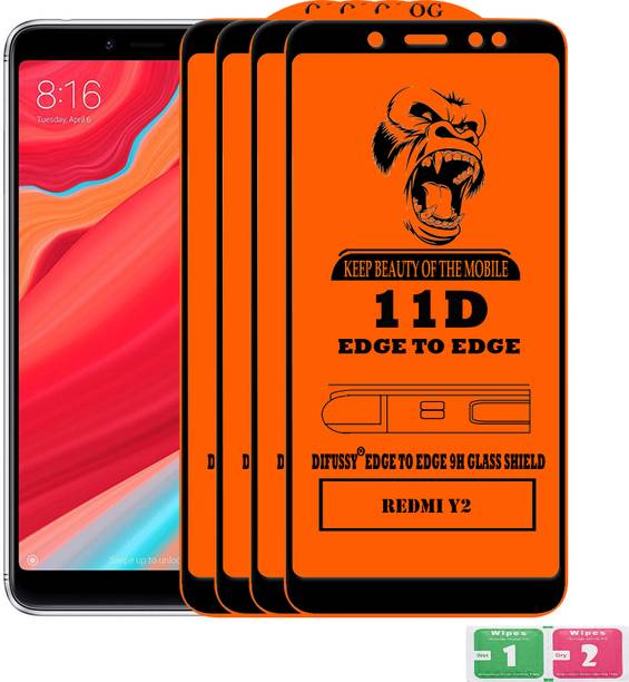 Difussy Edge To Edge Tempered Glass for Mi Redmi Y2