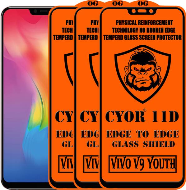 CYOR Edge To Edge Tempered Glass for Vivo V9 Youth