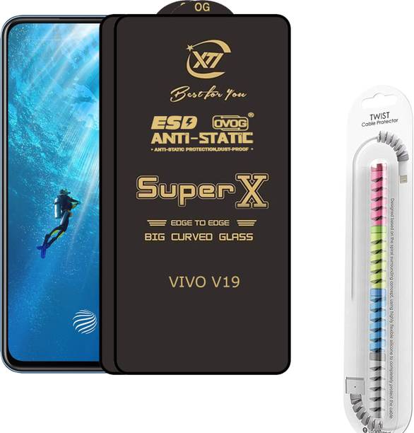TWIGLO Edge To Edge Tempered Glass for VIVO V19