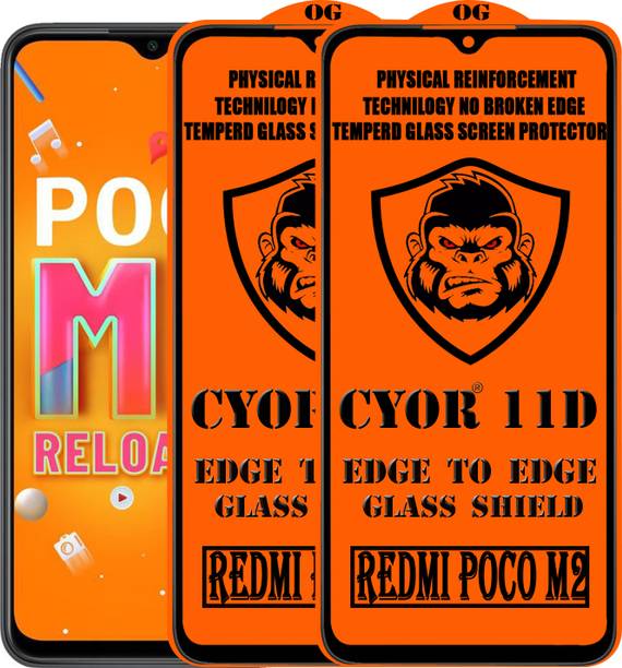 CYOR Edge To Edge Tempered Glass for REDMI POCO M2
