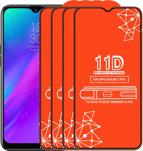 Roxel Edge To Edge Tempered Glass for Realme 3 Pro
