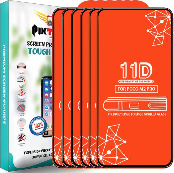 PikTrue Edge To Edge Tempered Glass for Poco M2 Pro