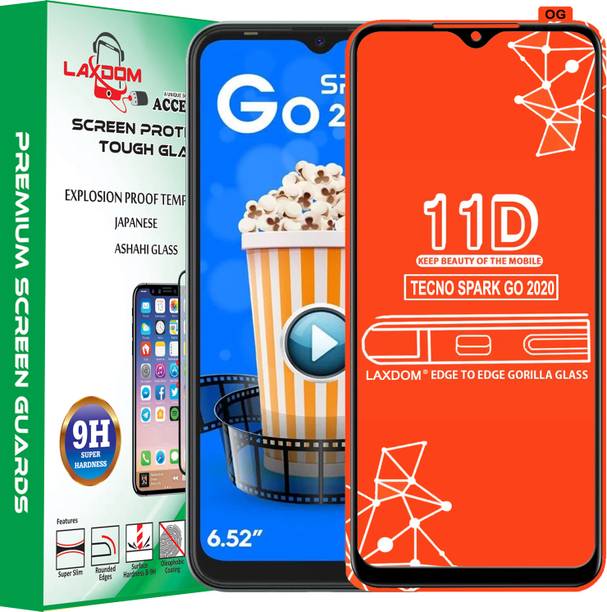 Laxdom Edge To Edge Tempered Glass for TECNO SPARK GO 2020