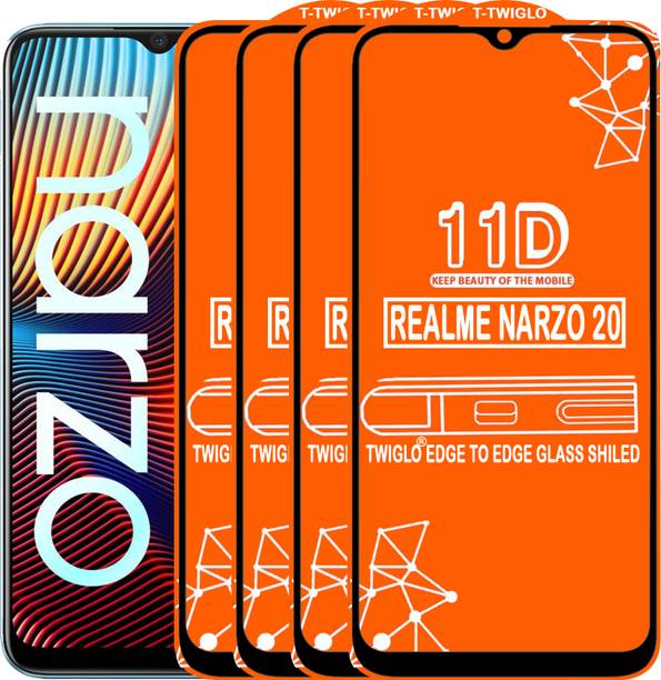 TWIGLO Edge To Edge Tempered Glass for REALME NARZO 20