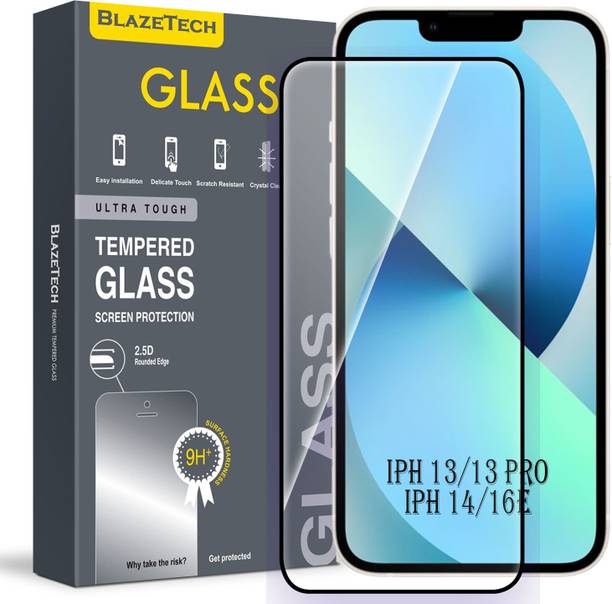 BlazeTech Edge To Edge Tempered Glass for Apple iPhone 13, Apple iPhone 13