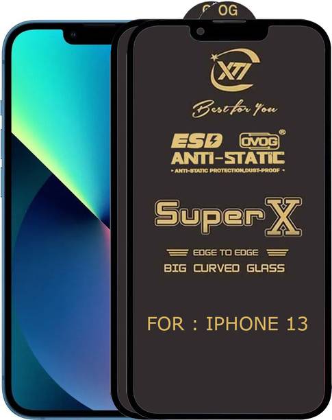 ANILUQ Edge To Edge Tempered Glass for Apple iPhone 13
