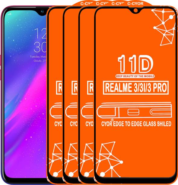 CYOR Edge To Edge Tempered Glass for Realme 3