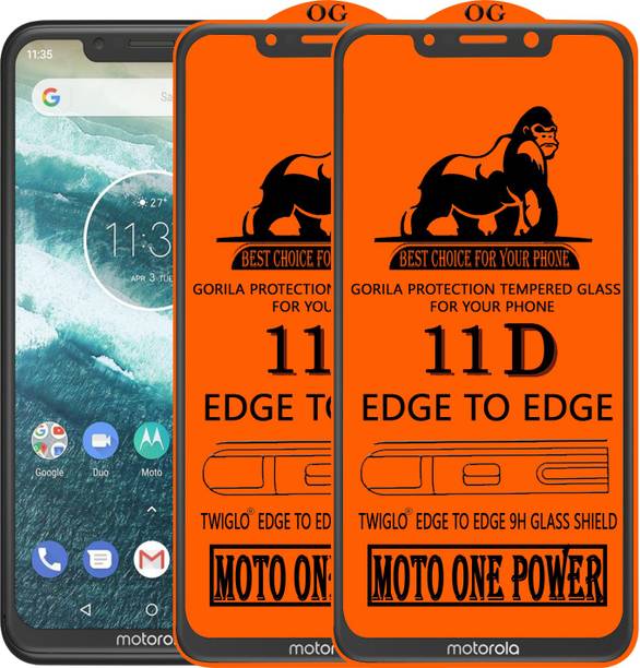 TWIGLO Edge To Edge Tempered Glass for Motorola Moto On...