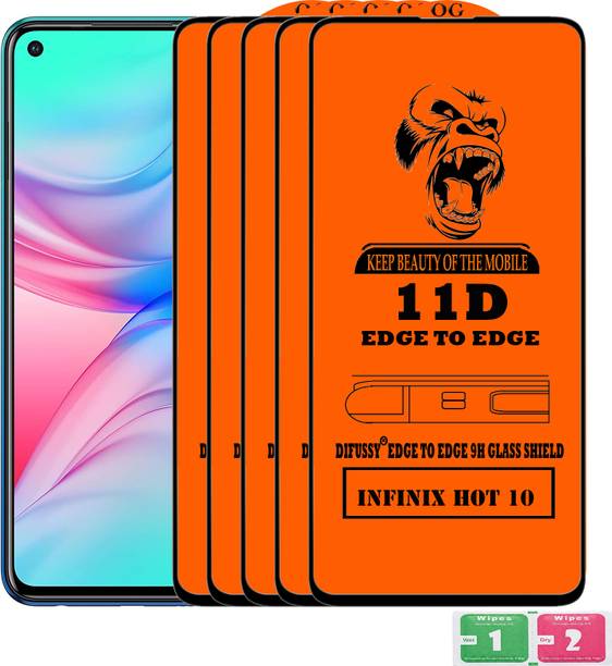 Difoxy Edge To Edge Tempered Glass for INFINIX HOT 10