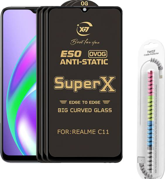 CYOR Edge To Edge Tempered Glass for REALME C11